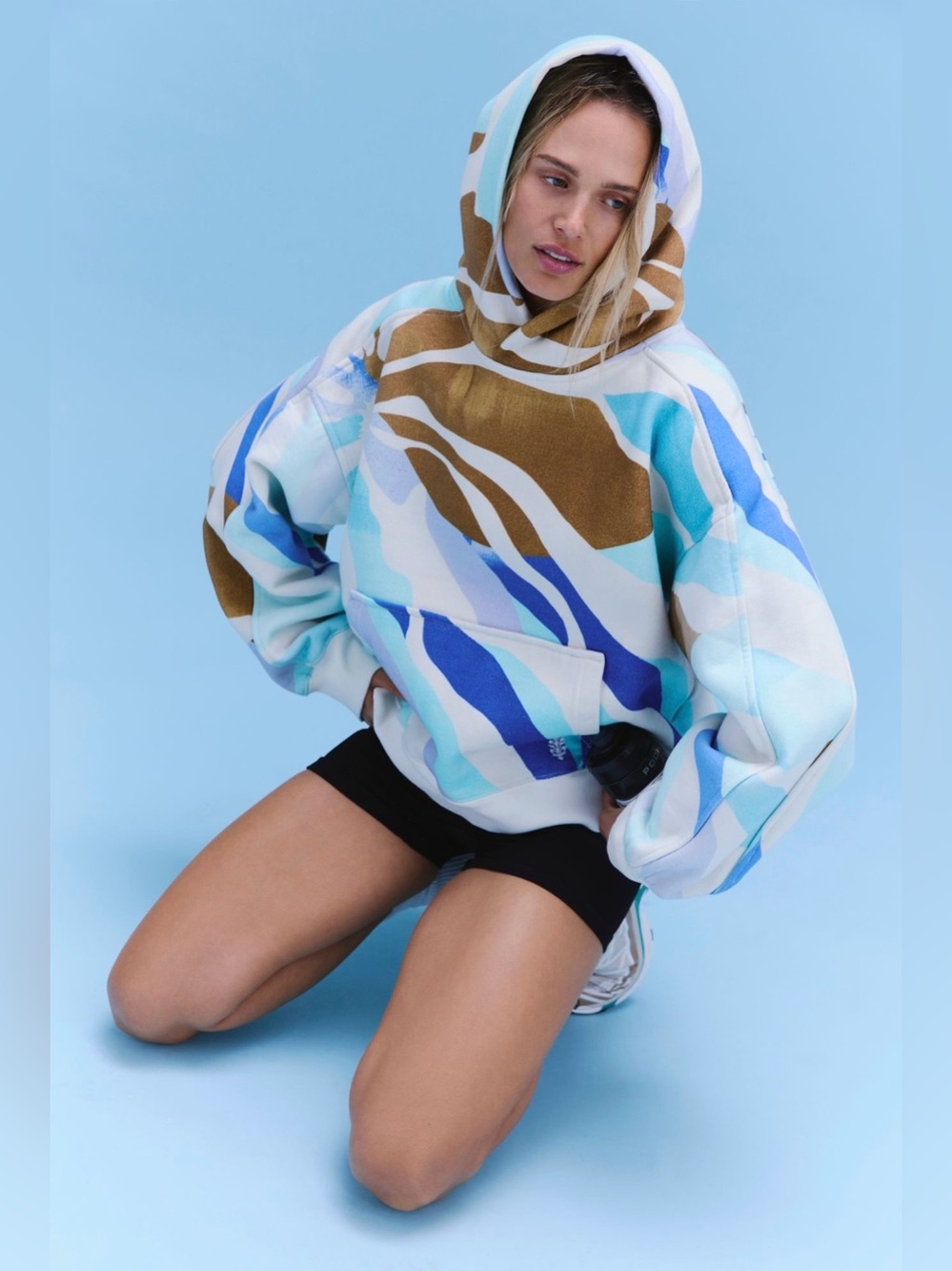 Free People Movement A Cut Above Printed Hoodie - Picture 5 of 8